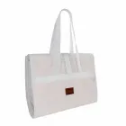 Esteira personalizada com etiqueta de courvin e bolso frontal