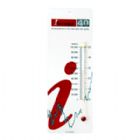 Termômetro personalizado logo vermelho bovespa