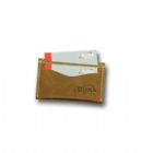 Porta-cartões confeccionado em couro legítimo, sintético ou ecológico