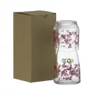 Moringa de Vidro 500ml em embalagem