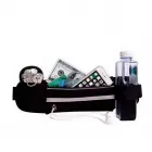 Pochete em neoprene com fecho plástico