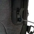 Mochila de Ombro USB Anti-Furto - conexão