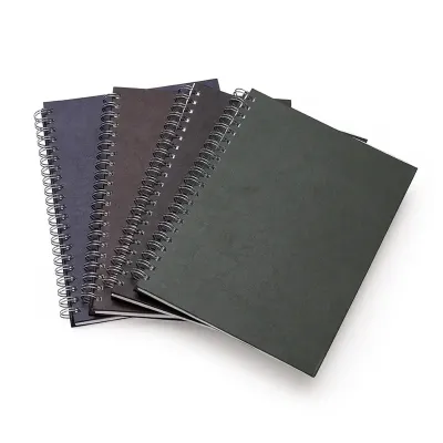 Cadernos com capa de sintético texturizado 