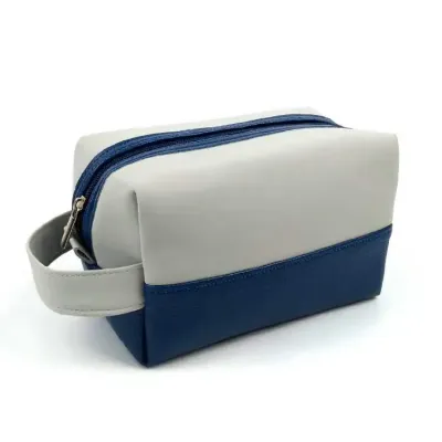 Necessaire Masculina com alça de mão em sintético Nobuck