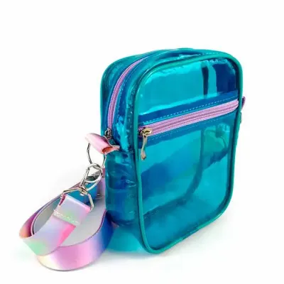 Shoulder Bag Cristal Color azul