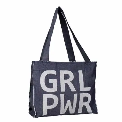 Bolsa sacola Jeans personalizada