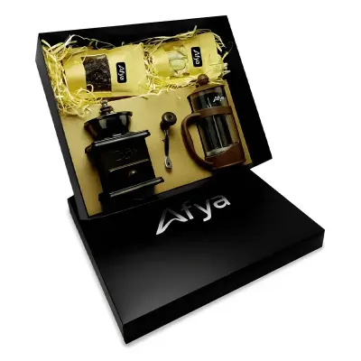 Kit Café com Moedor Retrô Manual Personalizado - MB561