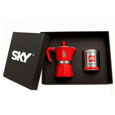 Kit Café com Cafeteira Italiana e Lata de Café- MB889