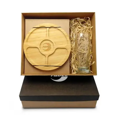 Kit Cerveja e Tábua para Petiscos para Copa