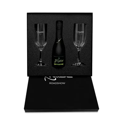 Kit Espumante Mini Freixenet Cordon Negro Taças