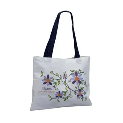 Sacola em poliéster de pet.