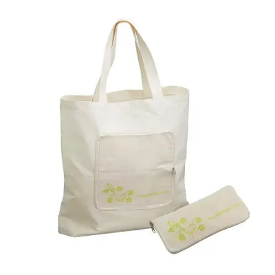 Sacola em Algodão Cru - Tamanho: 45 cm larg x 40 cm alt x 60 cm alça em viés cru + Bolsinho com fechamento em zíper