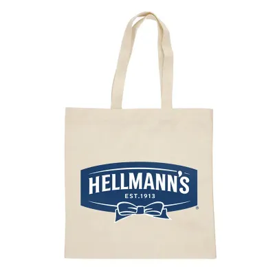 Sacola em algodão cru personalizada 40 x 40 cm