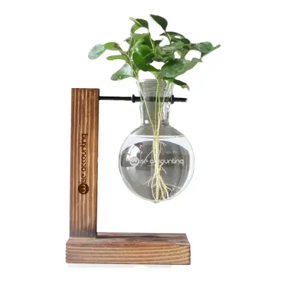 Vaso de Planta de Madeira 