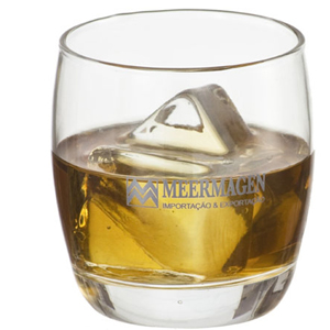 Copo de vidro para whisky modelo PM Oca 330 ml.