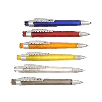 Caneta personalizada plástica em várias cores