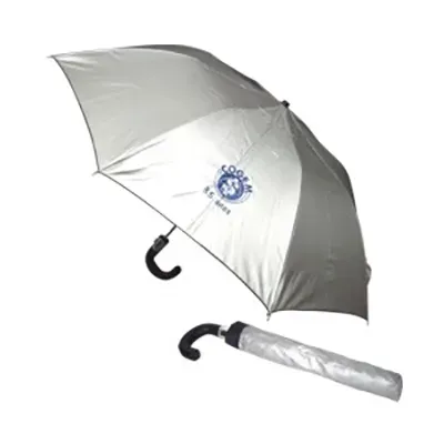 Guarda Chuva Personalizado / Sombrinha - Prateado Automático.