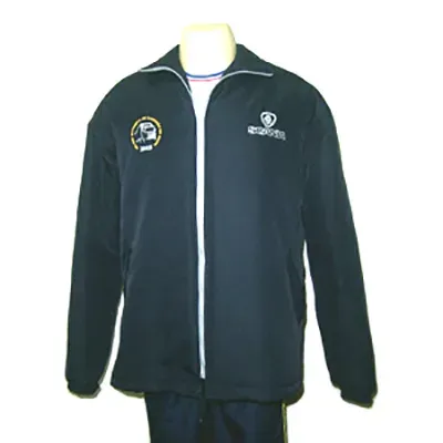 Jaqueta personalizada com zíper frontal 