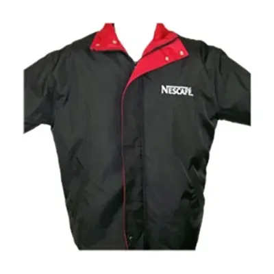 Jaqueta Personalizada na cor preto com vermelho 