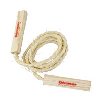 Pula corda de sisal com cabo de madeira 2 m.