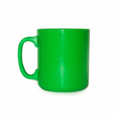 Caneca plástica verde 400 ml