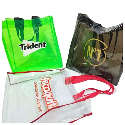 Sacolas em PVC Cristal Personalizadas
