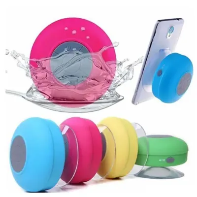 Caixa de Som Multimídia à prova D’Água emborrachada com ventosa