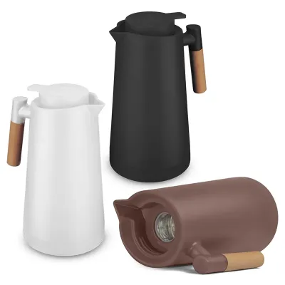 Garrafa Térmica de Plástico PP (exterior) com parede dupla de ampola de vidro