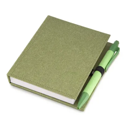 Mini Caderno com caneta - Verde