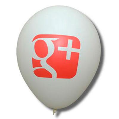 Balão branco personalizado