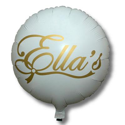 Balão metalizado personalizado com o logo de sua empresa