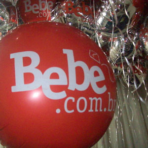 Balão vermelho personalizado