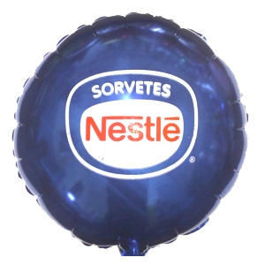 Balão azul personalizado