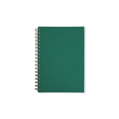 Caderno Emborrachado - capa verde
