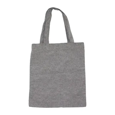 Sacola de Algodão Cinza