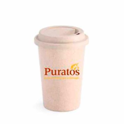 Copo de viagem em fibra de bambu