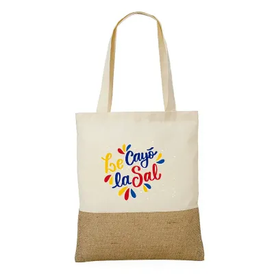 Sacola Ecológica em Algodão e Juta Personalizada