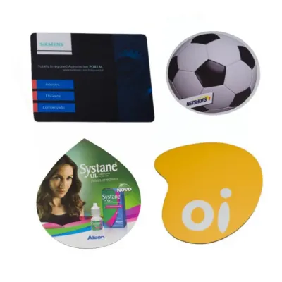 Mouse pads planos personalizados.