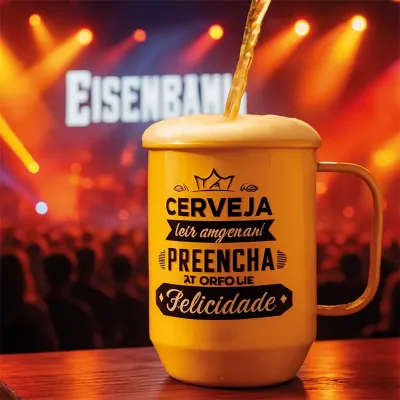 Canecão Alumínio 500ml personalizado