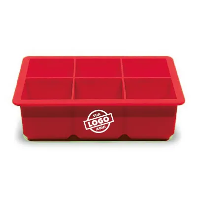 Forma de gelo vermelha