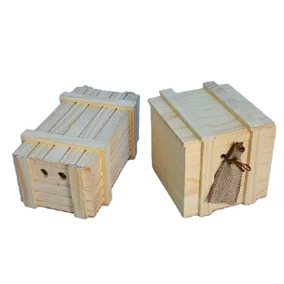 Caixote Ripado, Pinus Reflorestamento acabamento natural