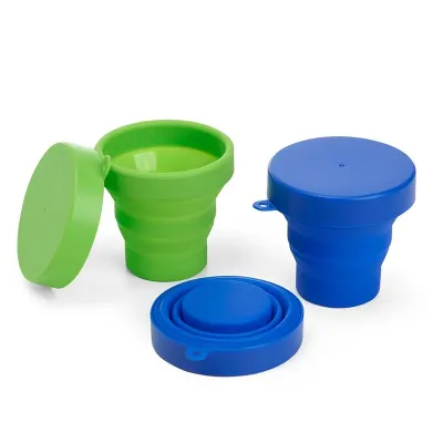 Copo Retrátil de Silicone: opçõe de cores