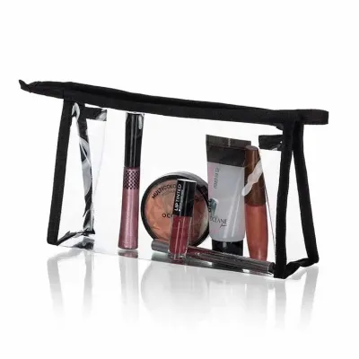 Nécessaire plástica transparente