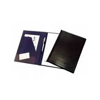 Pasta em couro sintético para convenção