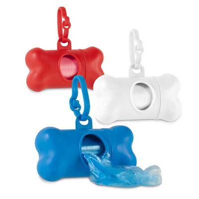 Globo Brindes - Kit de higiene para cachorro  personalizado. Contém 20 sacos plástico. Porta-saco: 82 x 48 x 41 mm | Sacos plástico: 265 x 320 mm