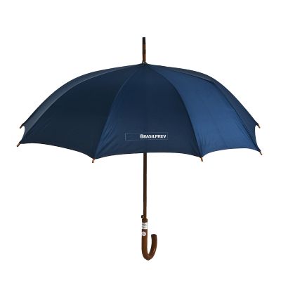 Guarda-chuva cabo bengala colonial automático madeira 1,20 mts.