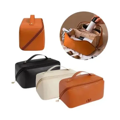 Necessaire Carrie Unissex em Couro Sintético