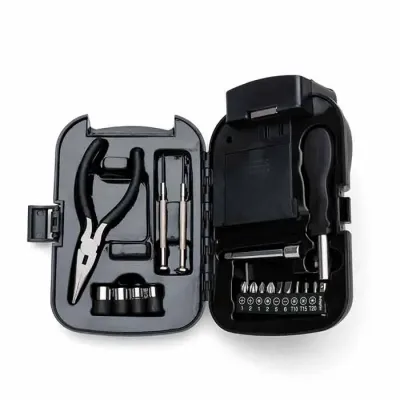 Kit Ferramenta 19 Peças com Lanterna