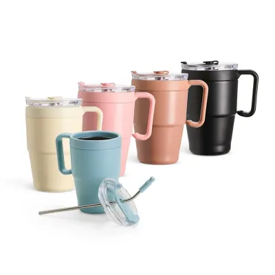 Caneca Térmica 600ml: várias cores