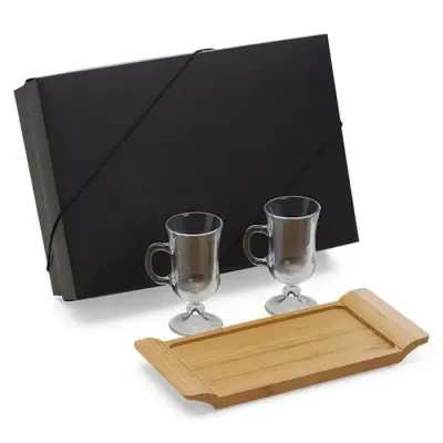 Kit Para Cafezinho com 2 canecas